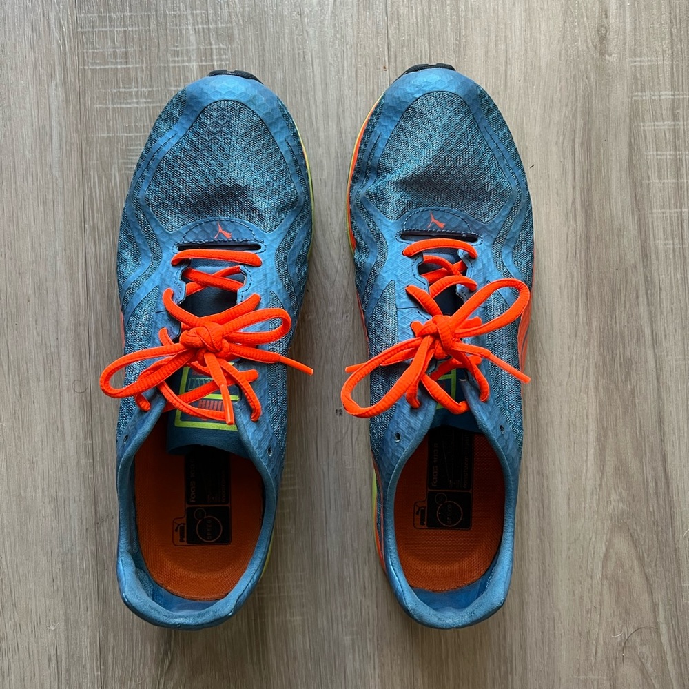 Puma neon sneakers. Size 9